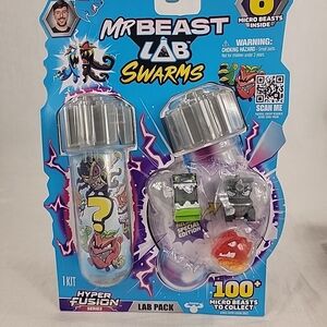 Mr Beast Lab Swarms Hyper Fusion Series 6  Lab Pack Micro Beasts Inside